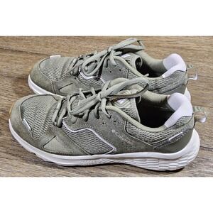 Columbia Shoes Womens Sz 9.5 Bethany Sneakers Green Hiking Omni-Shield‎ Omni-Max